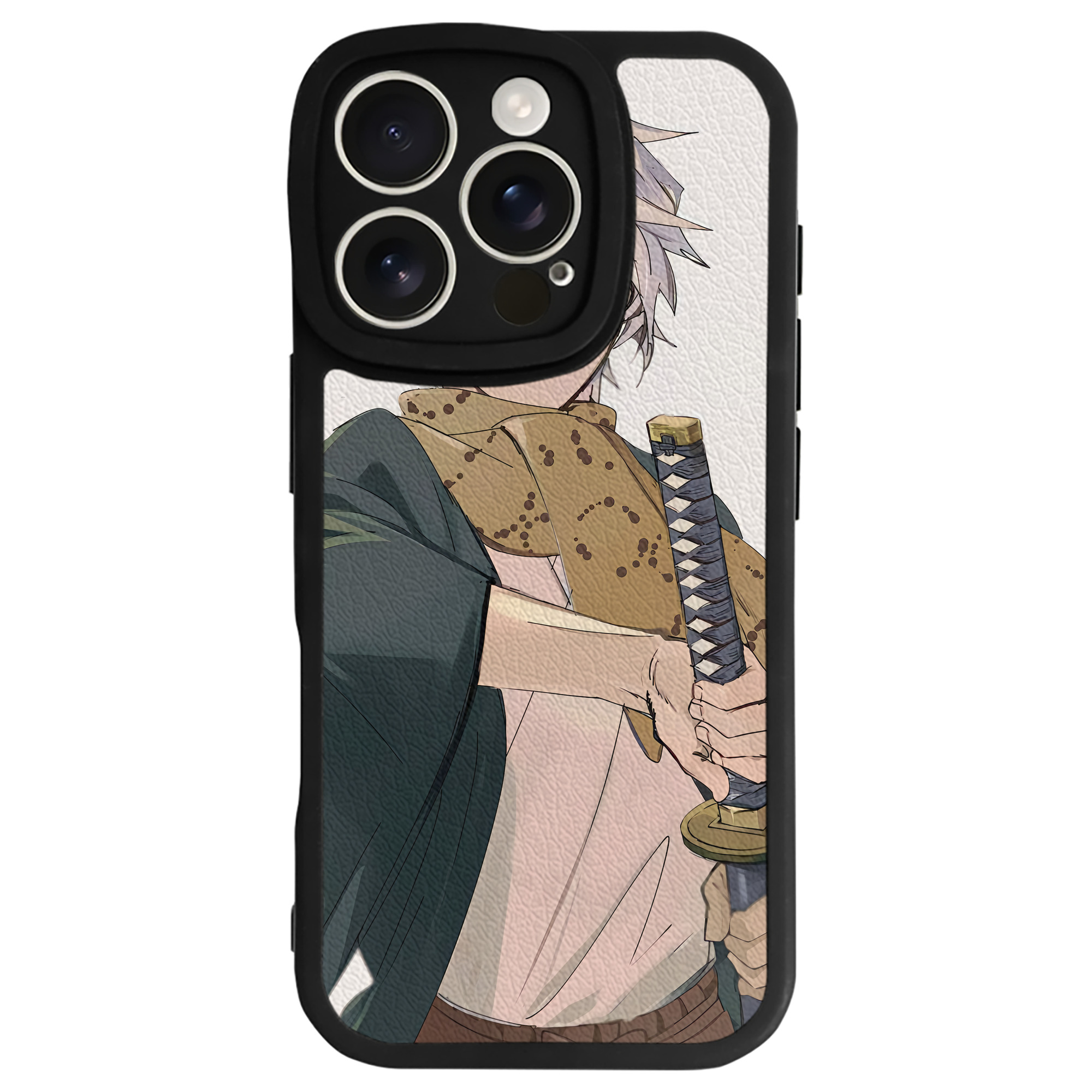（画像用） 文豪ストレイドッグス Bungo Stray Dogs 【iPhone 16シリーズ対応】シリコンスマホケース（レザー調） 材質：シリコン